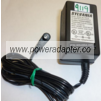 SYLVANIA FRS105 AC ADAPTER 12VDC 110mA USED -(+) 2x5.5x10mm 90°R - Click Image to Close